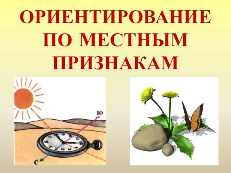 Ориентирование на местности 2 класс окружающий мир презентация школа россии