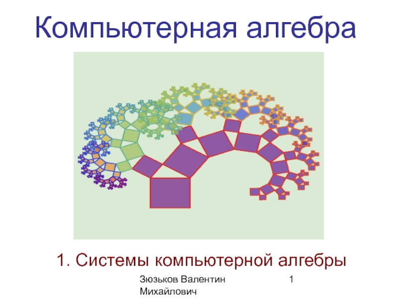 Презентация Системы компьютерной алгебры