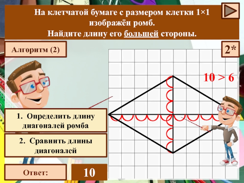 На бумаге в клетку нарисовали прямоугольник площадь клетки 16 условных единиц найди меньшее