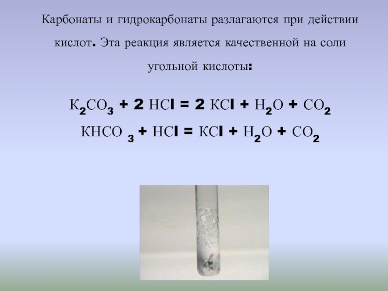 Карбонат кальция хлороводородная кислота. Качественная реакция на соли угольной кислоты. Карбонат натрия качественная реакция на карбонат. Качественная реакция на карбонаты и гидрокарбонаты.
