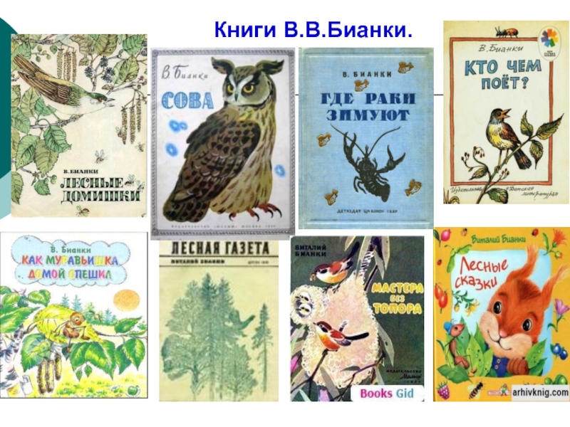 Книги бианки картинки обложек книг