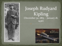 Joseph Rudyard Kipling