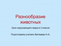 Урок окружающего мира в 3 классе 