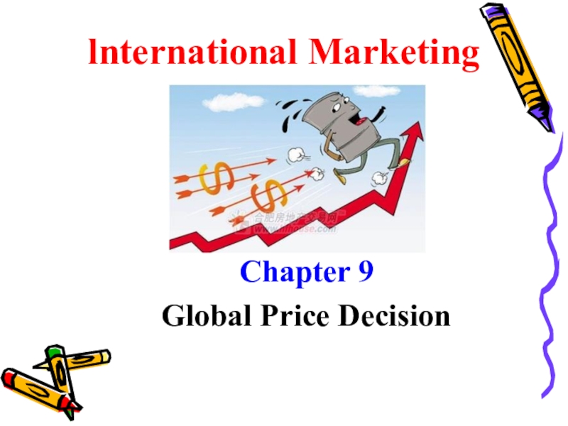 lnternational Marketing
Chapter 9
Global Price Decision