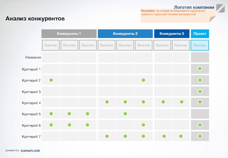 Конкуренты проекта это