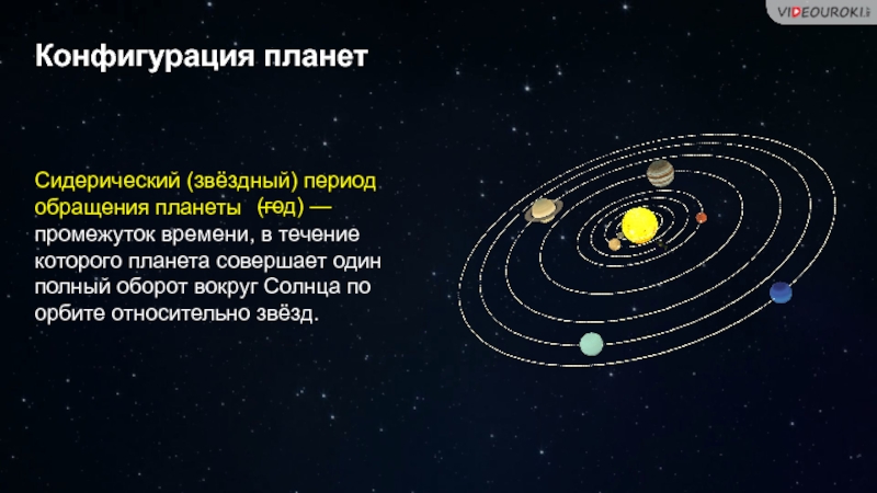 Звездный период обращения вокруг солнца юпитер