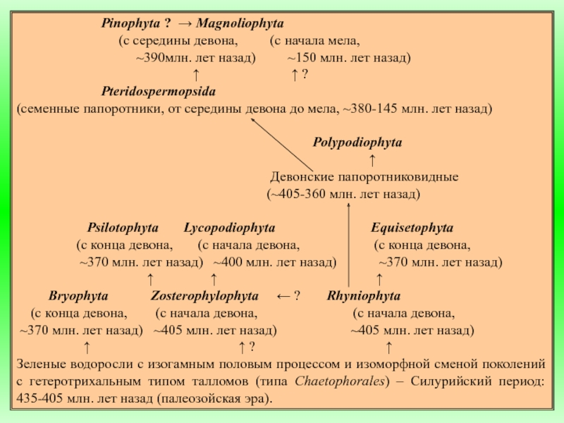 Презентация систематика 11 класс