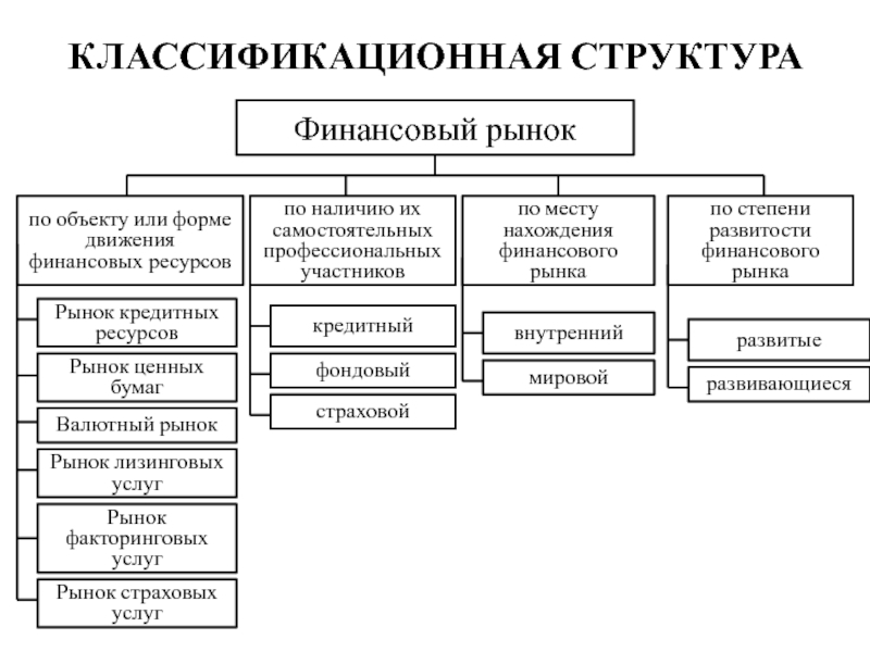 Характеристика финансовой структуры организации