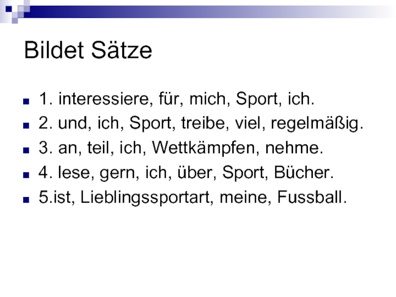 Sport und ich