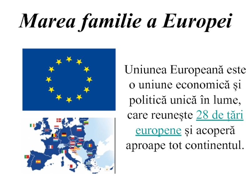Презентация Marea familie a Europei
