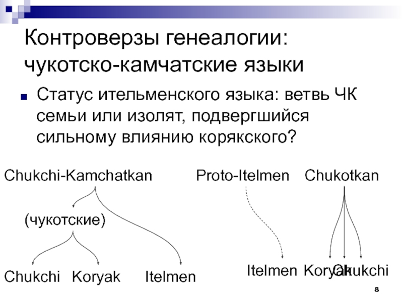 Чукотско камчатская языковая семья