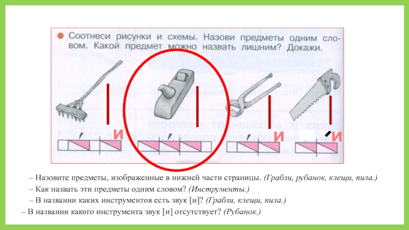 Иголки звуковая схема