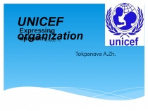 UNICEF organization Expressing opinions