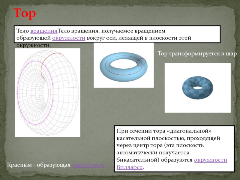 Образующая окружности. Тор тело вращения. Тор образующие окружности тора. Объем сечения тора. Тор тело вращения картинки.