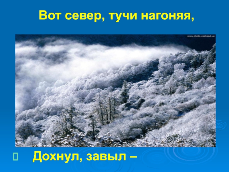 Вот север тучи нагоняя 2 класс школа россии презентация