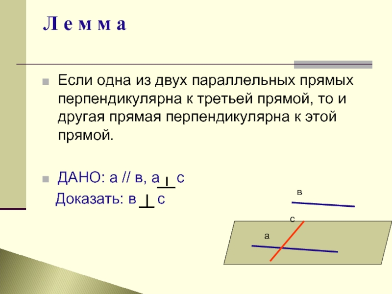 Известно что прямая m перпендикулярна