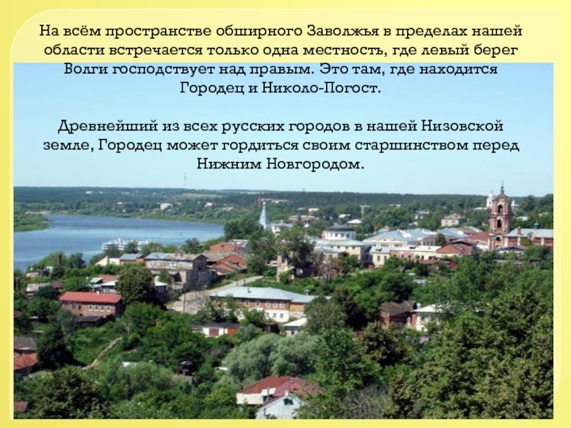 Городец карта города