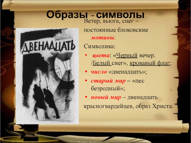 Блок двенадцать презентация 11 класс