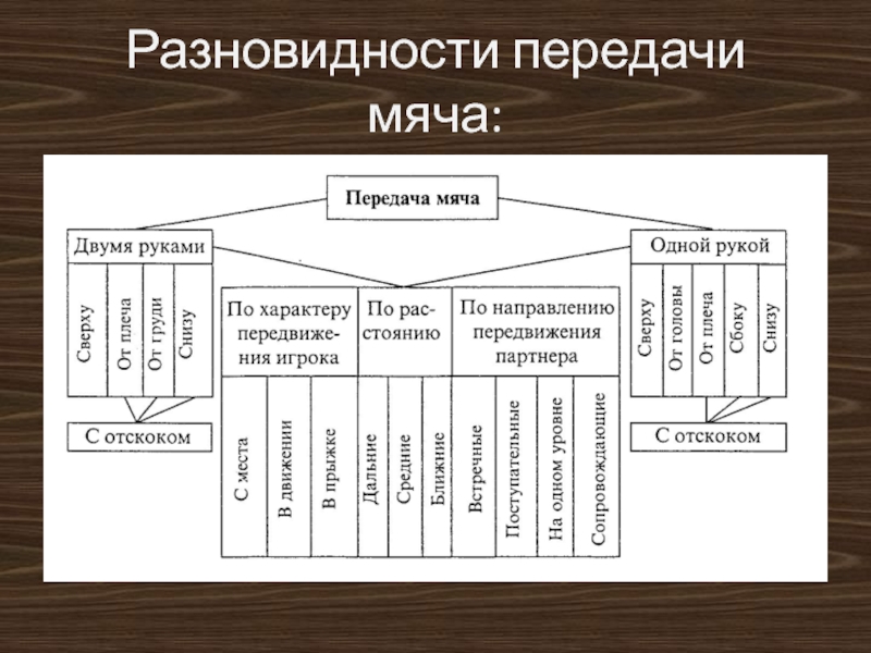 Классификация передачи мяча в баскетболе. Классификация техники передачи мяча. Способы передачи мяча в баскетболе. Классификация передач в баскетболе.