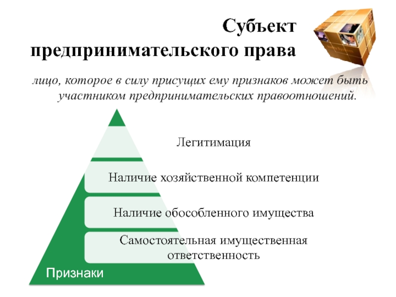 Предпринимательское право в схемах и таблицах