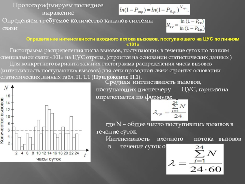 Связь измерения. Интенсивность входного потока. Прологарифмировать выражение. Параметр интенсивности поступающих вызовов. Интенсивность входного потока формула.