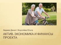 Актив. Экономика и финансы проекта