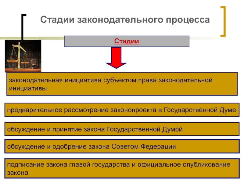 Рассмотрение проектов законов субъекта российской федерации осуществляется