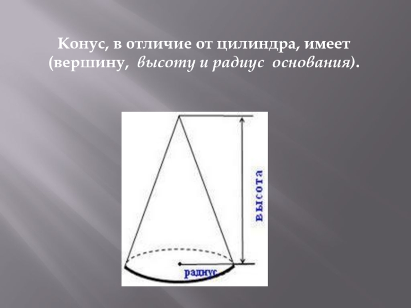 Конус 6 класс презентация