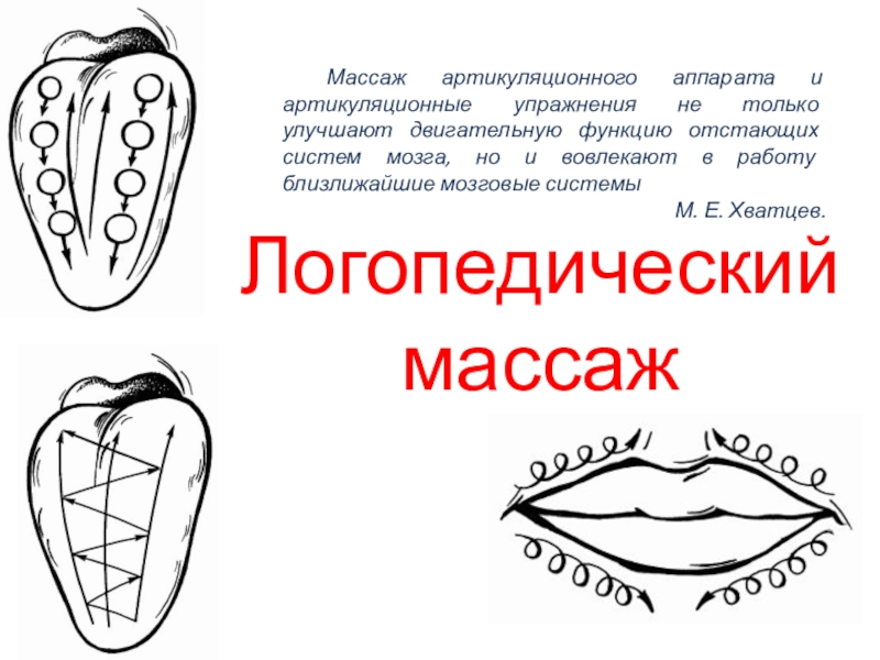 Презентация Логопедический массаж