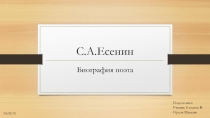 С.А.Есенин