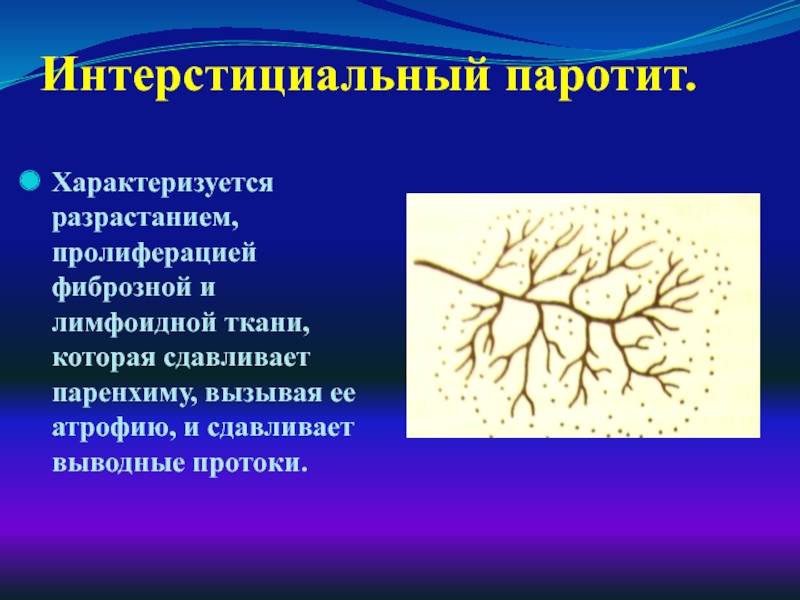 Хронический паренхиматозный паротит у детей презентация