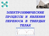 Электрохимические процессы и ЯВЛЕНИЯ ПЕРЕНОСА В ТВЕРДЫХ ТЕЛАХ