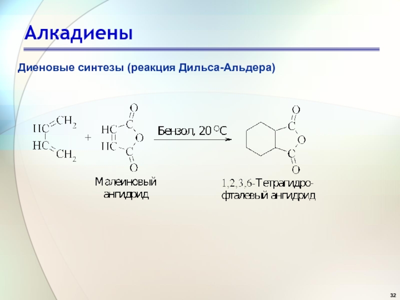 Применение алкадиенов