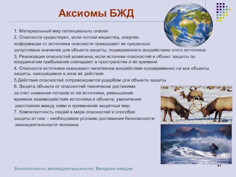 Материальный мир это. Аксиомы безопасности жизнедеятельности. Аксиомы дисциплины БЖД. 1 Аксиома БЖД. Аксиома БЖД жизнедеятельность человека потенциально.