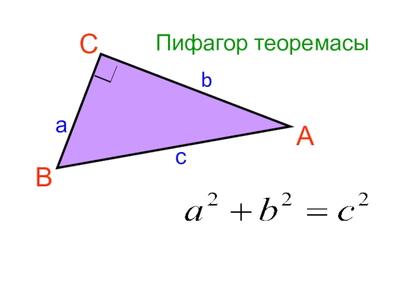 АСВаbсПифагор теоремасы
