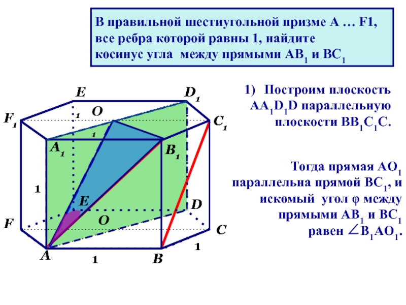 Вычислите косинус угла между прямыми. Правильная шестиугольная Призма угол между ab1 и bc1. Угол между прямой и плоскостью в правильной шестиугольной призме. Правильная шестиугольная Призма угол между плоскостями aff1 и dd1e. В правильной шестиугольной призме aa1 be1.