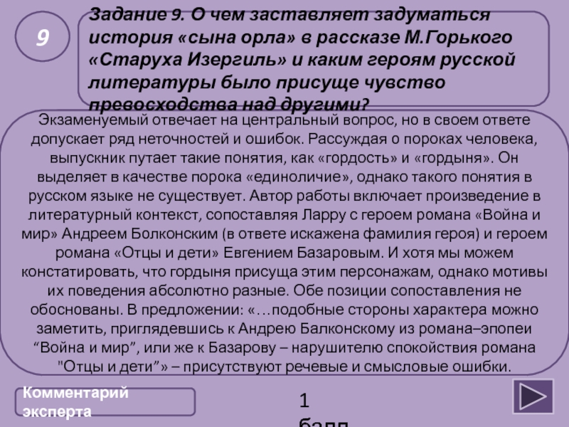 Старуха изергиль итоговое сочинение аргументы