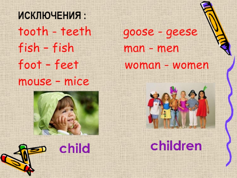 Исключения Tooth Teeth. Goose исключение. Слова исключения Tooth Teeth. Множественное число man woman Goose Tooth child Fish.