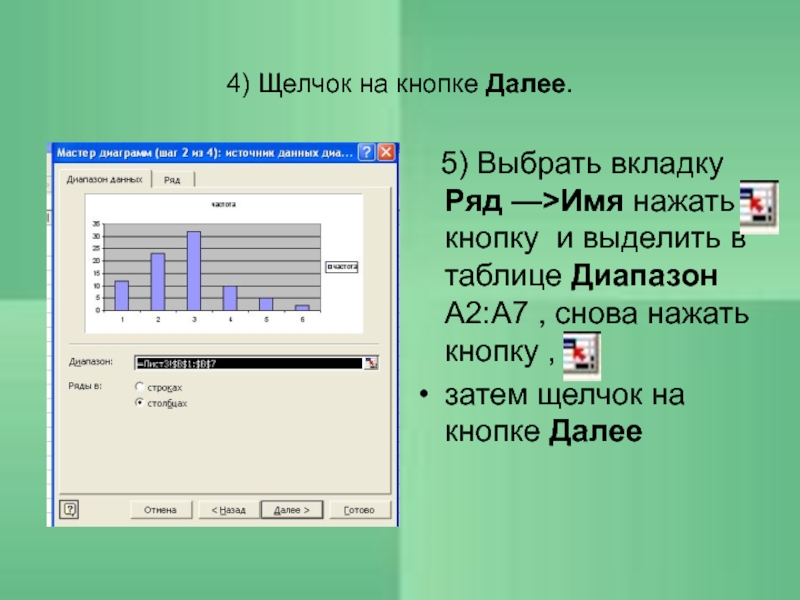 Типы диаграмм в электронной таблице excel