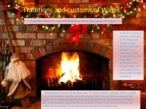 Traditions and customs of Wales