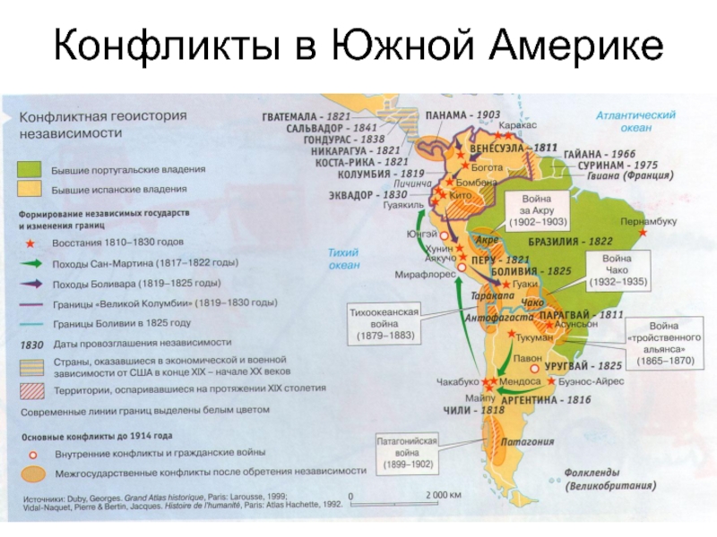 Политическая карта америки этапы формирования