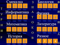 Презентация Турнир знатоков 10 класс