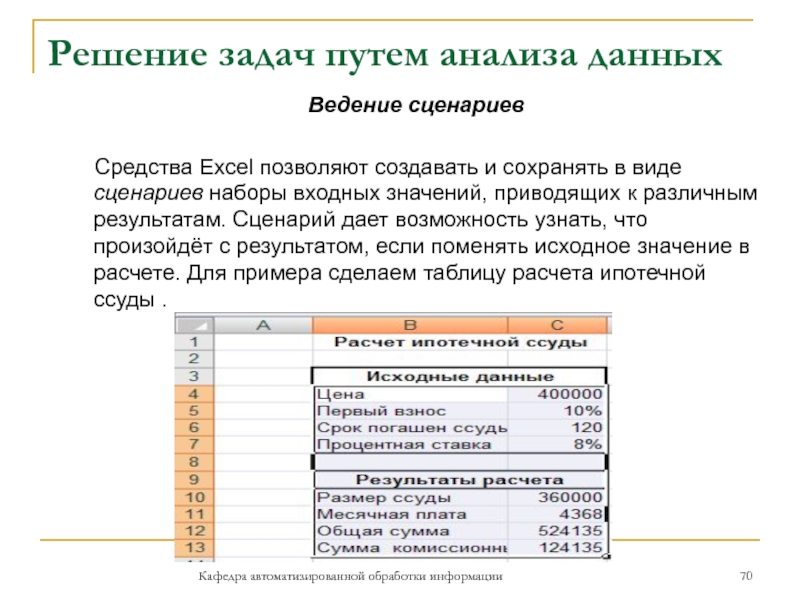 Путем разбор