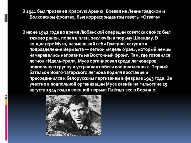 В 1941 был призван в Красную Армию. Воевал на Ленинградском и Волховском фронтах, был корреспондентом газеты «Отвага». В