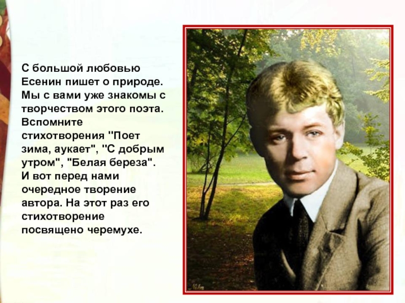 Сочинение человек и природа в лирике есенина. Есенин о любви. Есенин о природе. Есенин писал о природе. Есенин пишет.