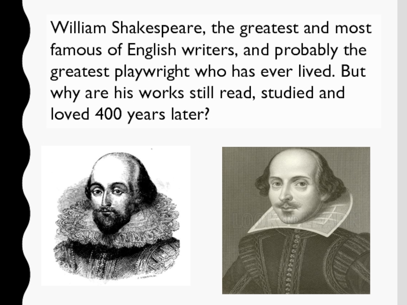 Реферат: William Shakespeare Most Famous Of All English