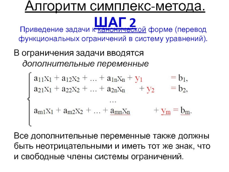 Количество ограничений. Алгоритм симплексного метода. Алгоритм симплекс метода. Ограничения симплекс метода. Шаги алгоритма симплекс метода.