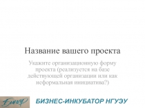 Название вашего проекта