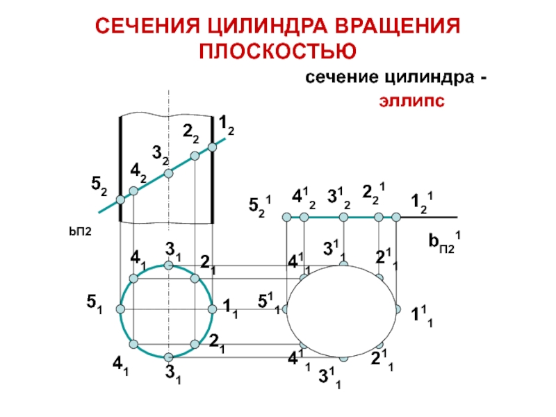 Эллипсоид сечение