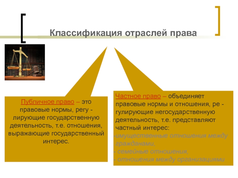 Частное право публичное право презентация